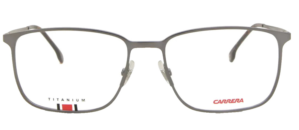 CARRERA 8858 R80 MATTE SILVER TITANIUM EYEGLASSES FRAMES 56-17-156 AUTHENTIC
